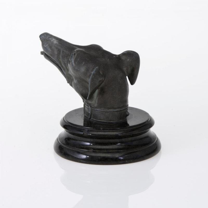Dog-shaped Business Card Holder. 19th Century