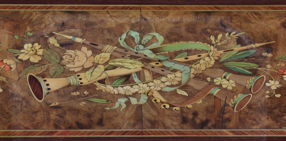 Bonheur Du Jour En Marqueterie -photo-3