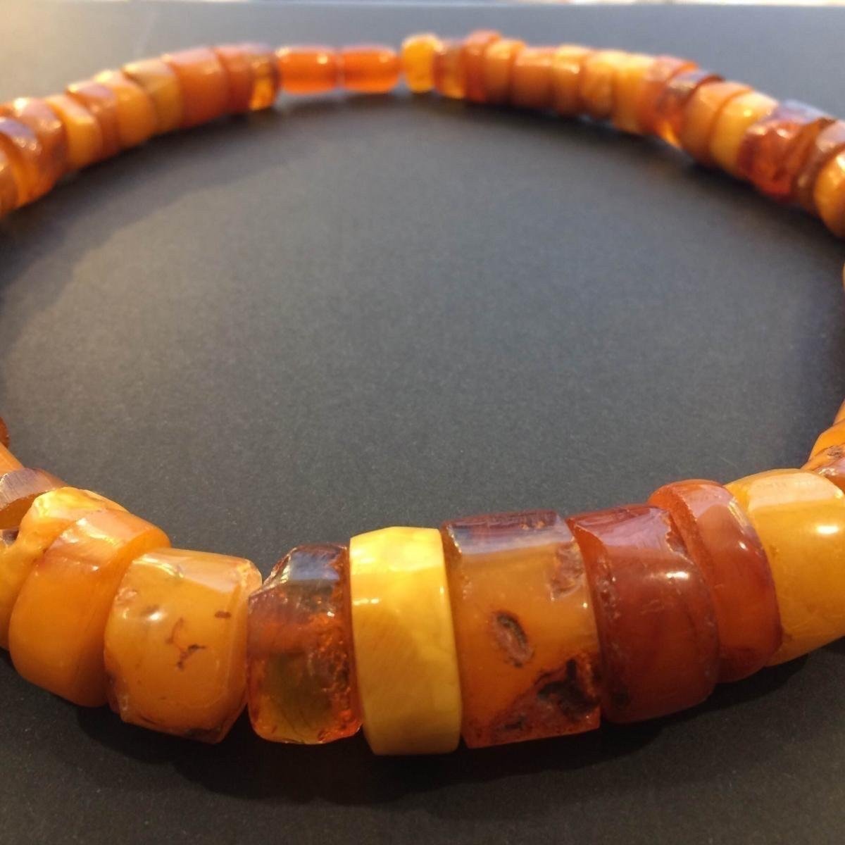 Amber Necklace, 47cm. 1960. Kaliningrad, Russia