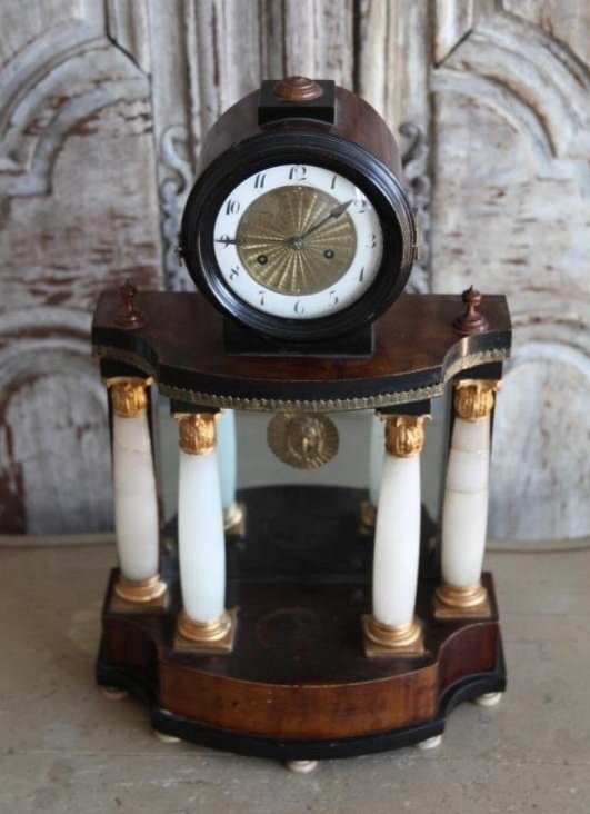 Table Clock. Biedermeier 1830-photo-2