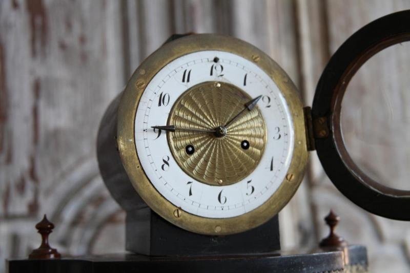 Table Clock. Biedermeier 1830-photo-4