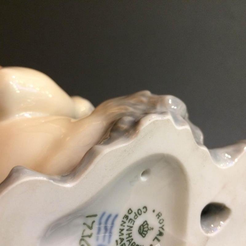 Figure De Faune en Porcelaine. Royal Copenhagen -photo-4