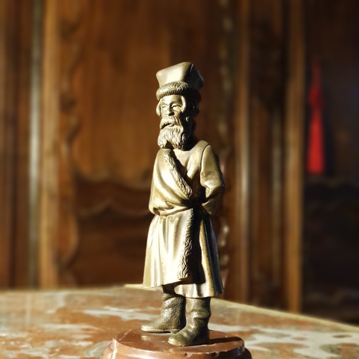 Russian Owner Of The 19th Century. Bronze. St. Petersburg-photo-3