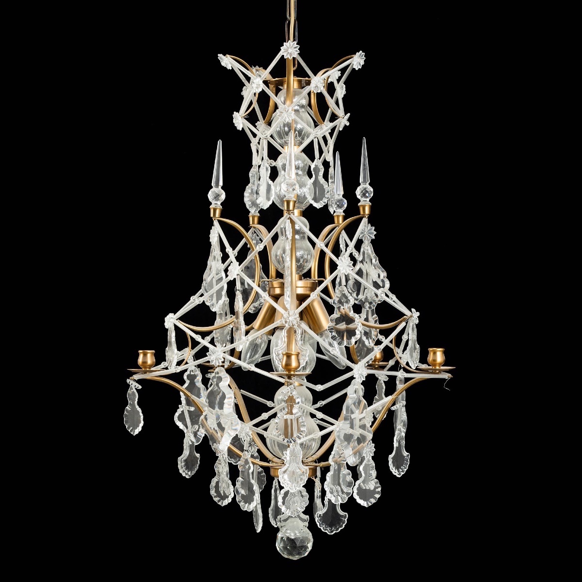 Lustre en cristal de style Louis XV -photo-2