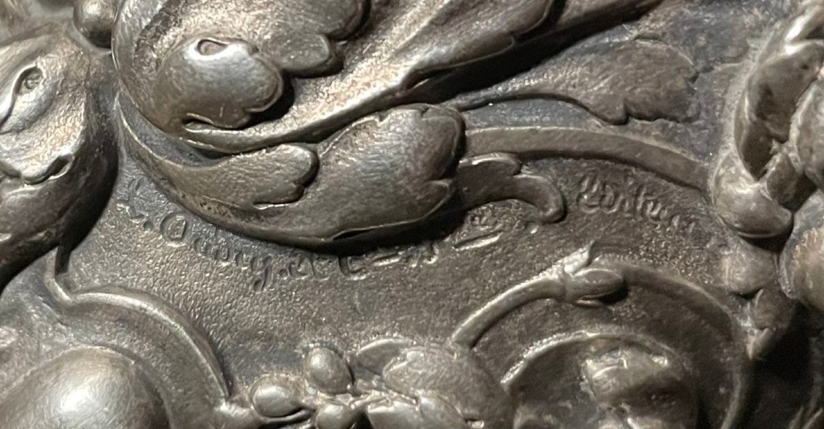 Large Vase. Attributed To L. Oudry & Cie, Publisher-photo-2