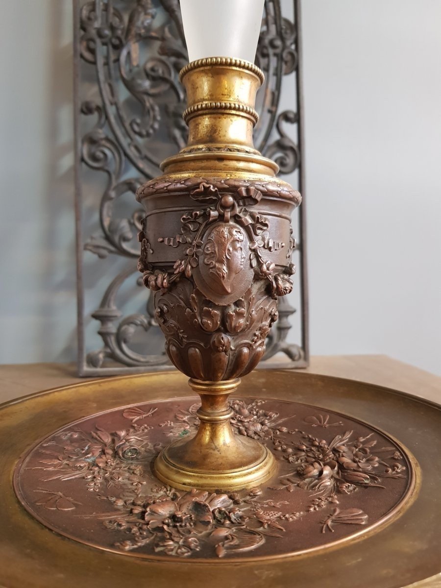 Large Vase. Attributed To L. Oudry & Cie, Publisher-photo-3