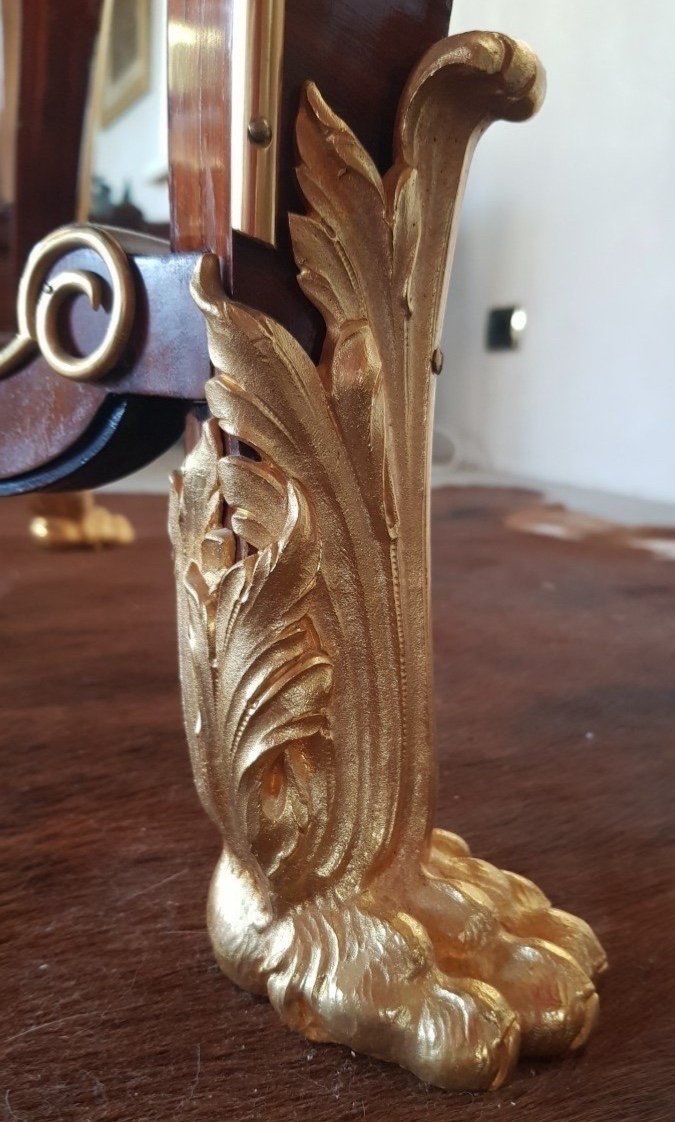 Salon Table. Marquetry. 19th Century-photo-1