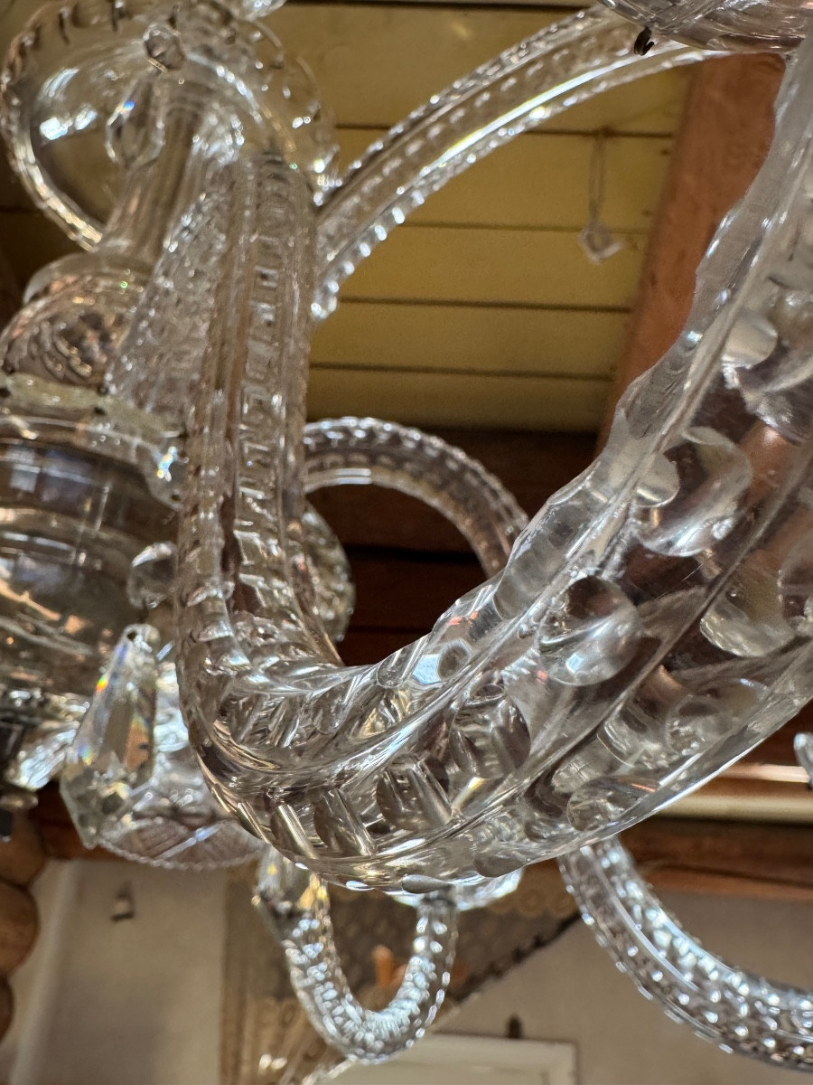 Lustre vénitien en verre poli-photo-4