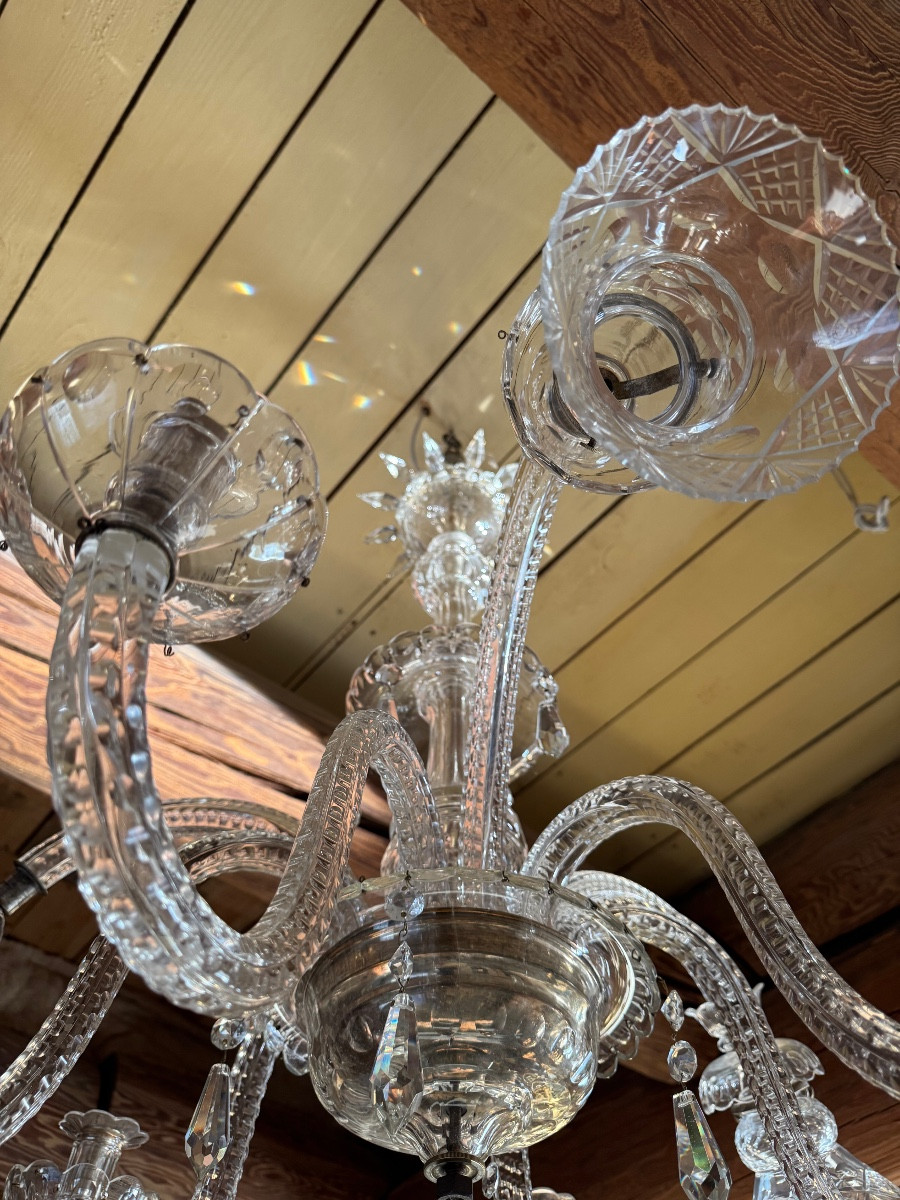 Lustre vénitien en verre poli-photo-2