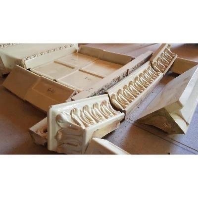 CHEMINÉE. CÉRAMIQUE. H-185+CM. MEISSEN. XIXÈME-photo-4