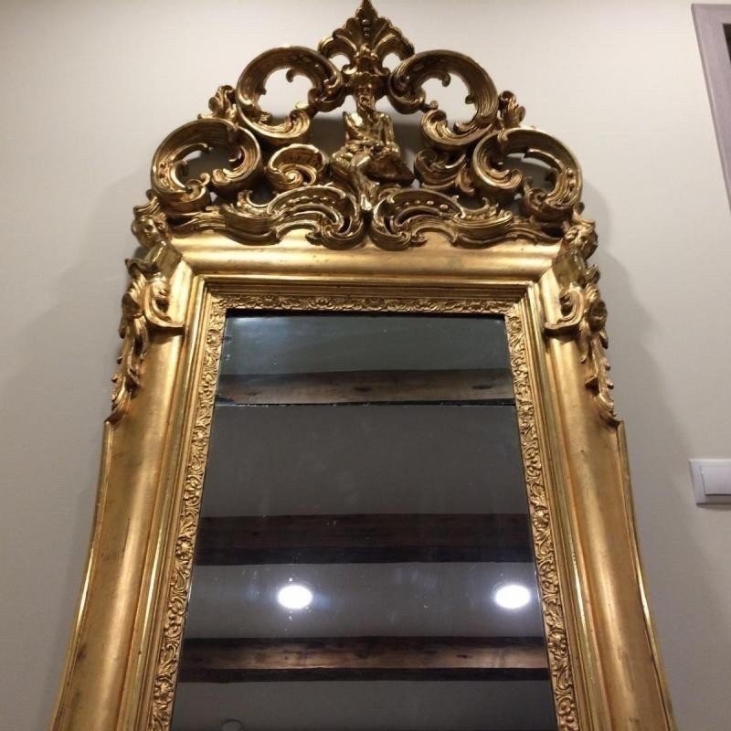 MIROIR DU XIXÈME SIÈCLE. H- 195CM-photo-3