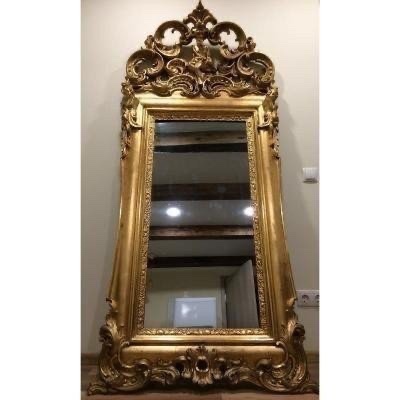 MIROIR DU XIXÈME SIÈCLE. H- 195CM-photo-4