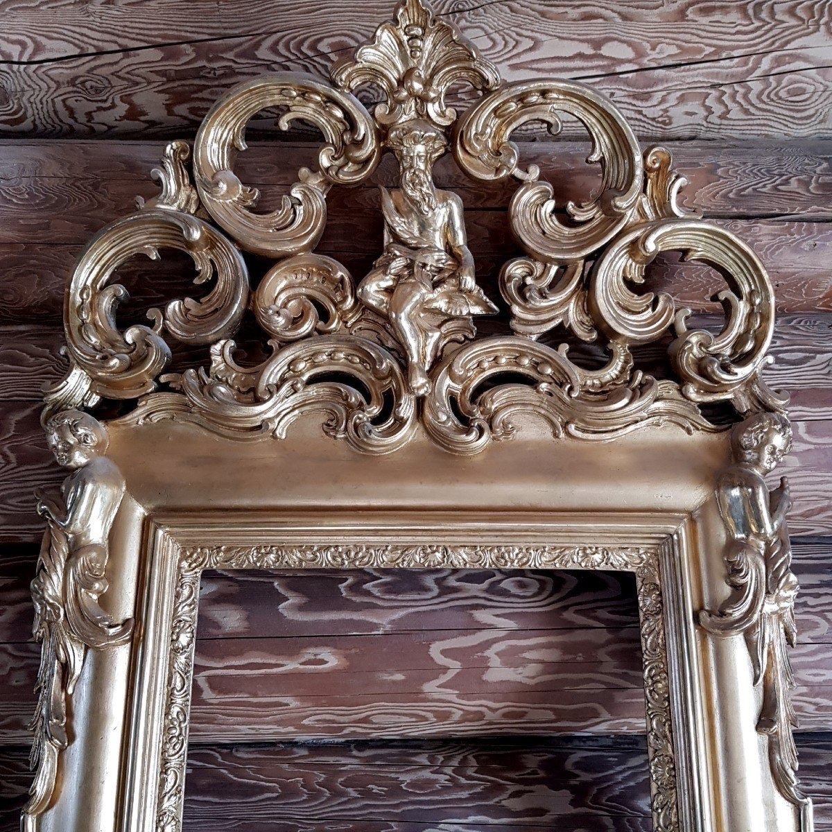 MIROIR DU XIXÈME SIÈCLE. H- 195CM