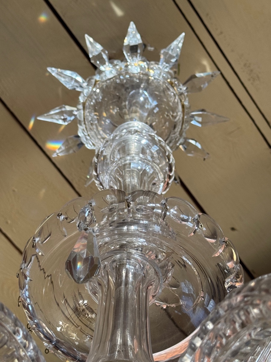 Venetian Chandelier In Polished Glass-photo-4
