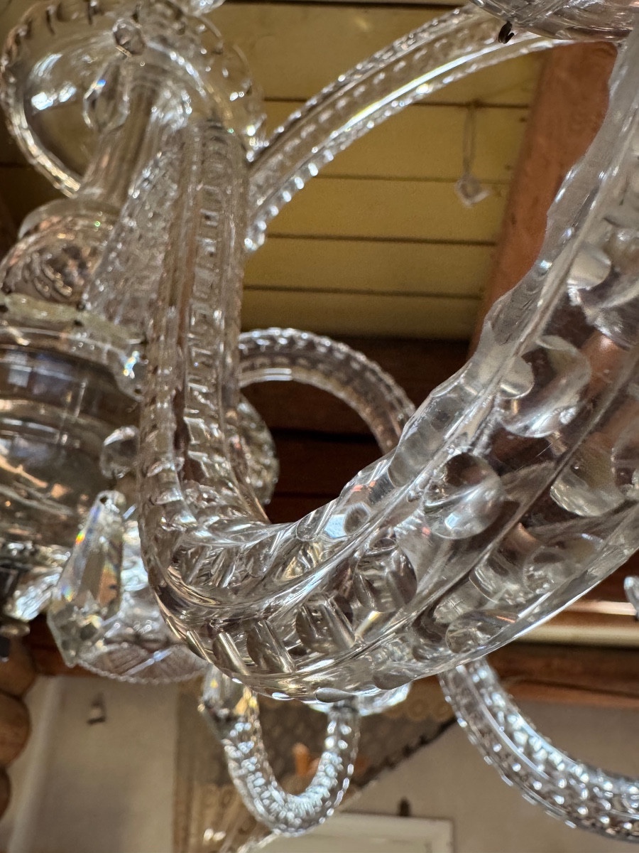 Venetian Chandelier In Polished Glass