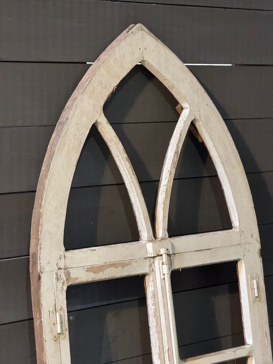 PAIRE DE FENÊTRES GOTHIQUES 173X95CM-photo-4