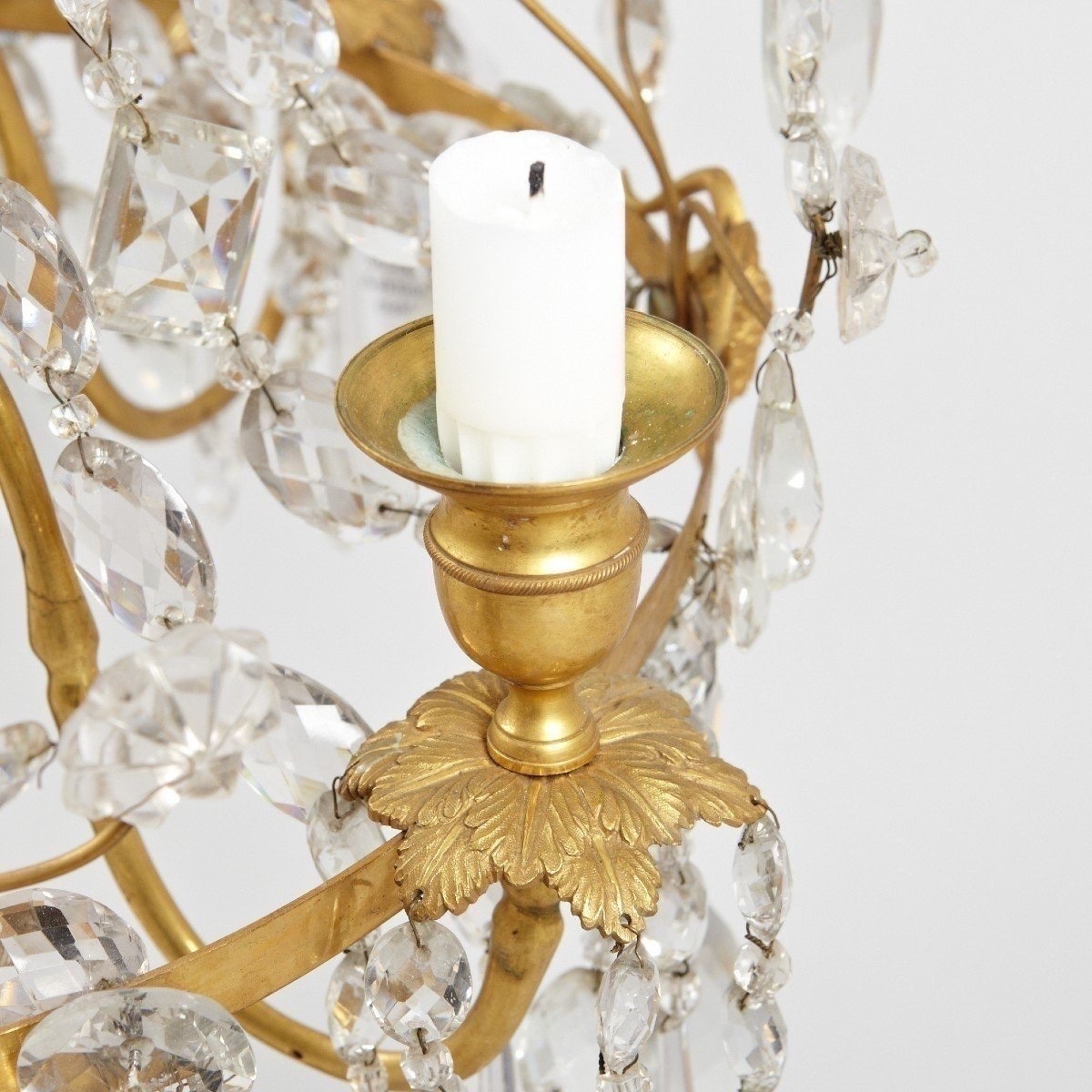 LUSTRE DE TABLE, RUSSIE XIXE. H-91CM-photo-1