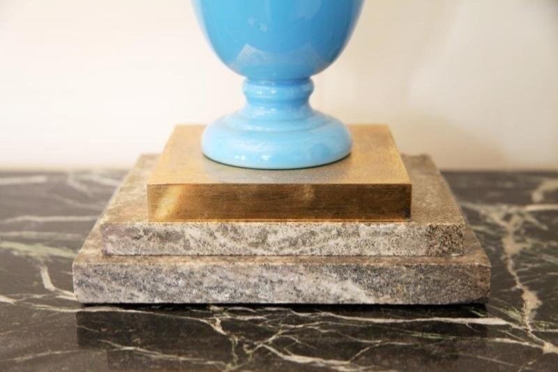 LUSTRE DE TABLE, RUSSIE XIXE. H-91CM-photo-2