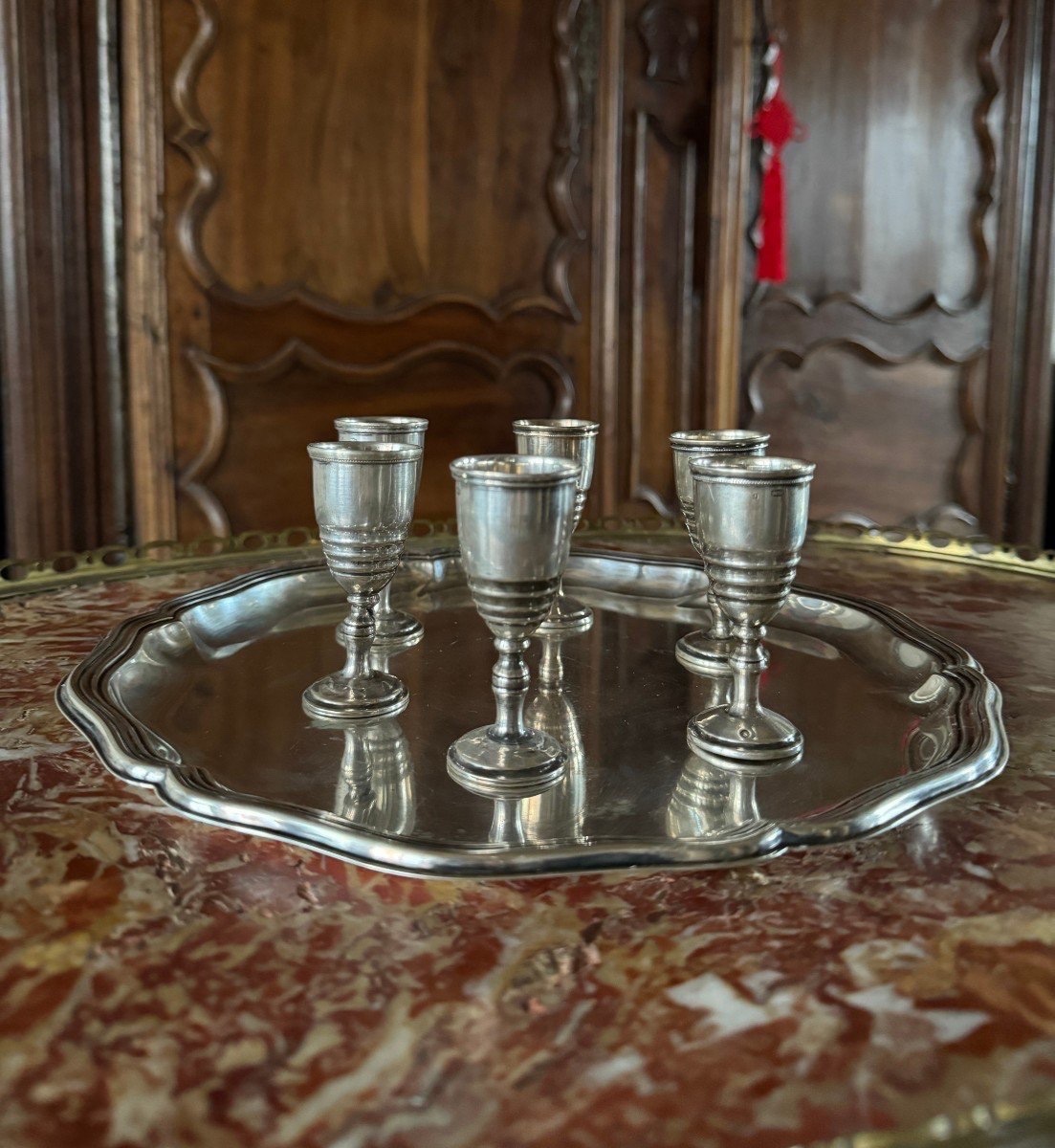 SERVICE EN ARGENT POUR VODKA-photo-2