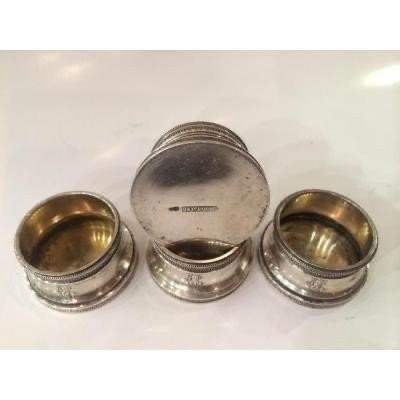 Orest Kurlyukov 1908 Moscow. Silver Napkin Holder-photo-2