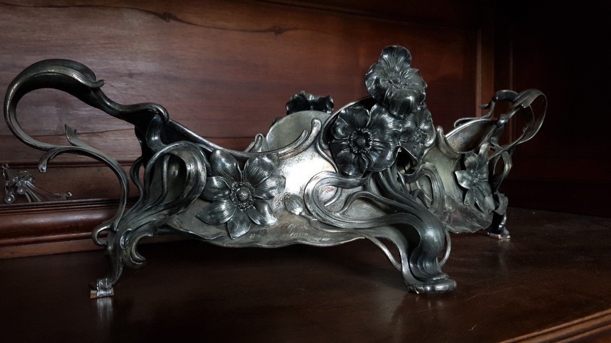 Art Nouveau Planter. L-59cm-photo-1
