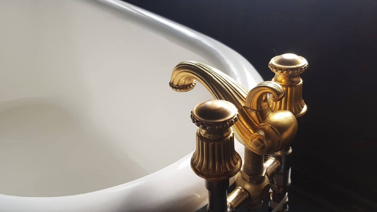 Vintage Bathroom Faucet. Art Deco