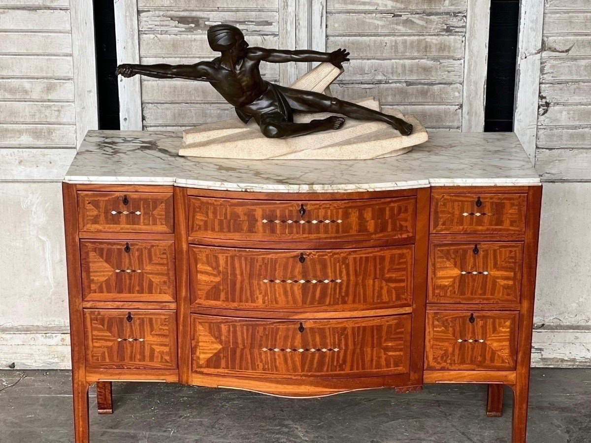 MAX LE VERRIER. D'ÉPOQUE ART DÉCO. L-110cm