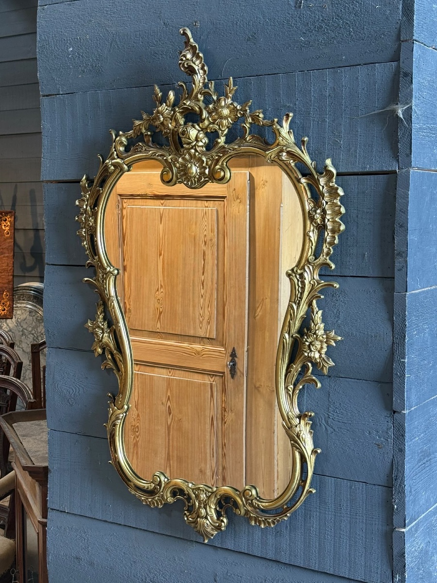 Bronze Mirror, 98 Cm High-photo-2