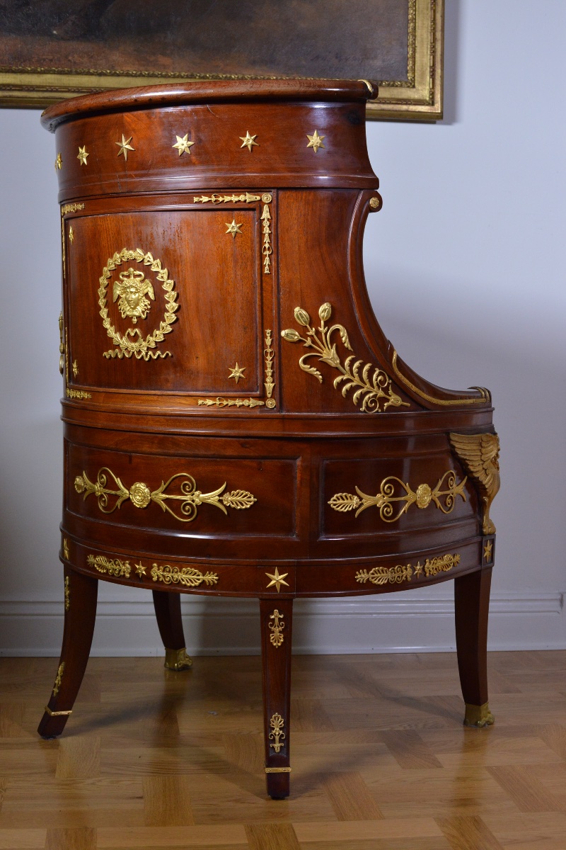 Empire-style Ceremonial Bergère Armchair-photo-2