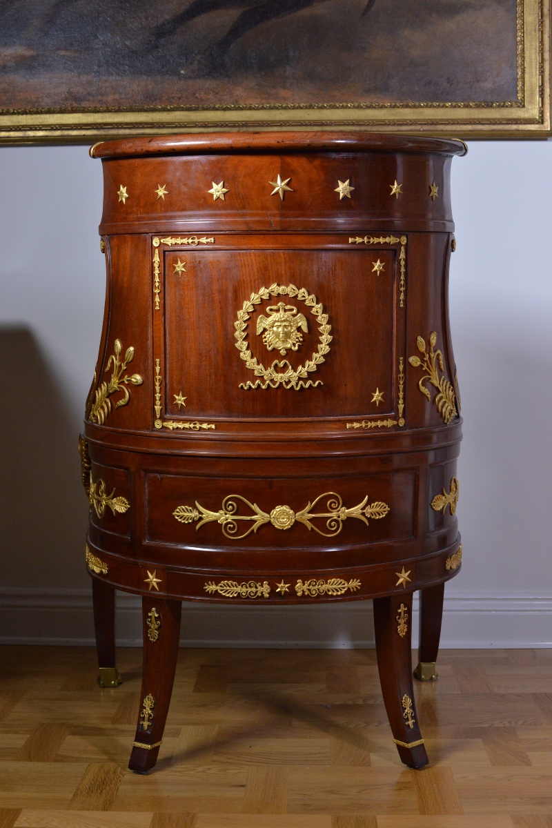 Empire-style Ceremonial Bergère Armchair-photo-4