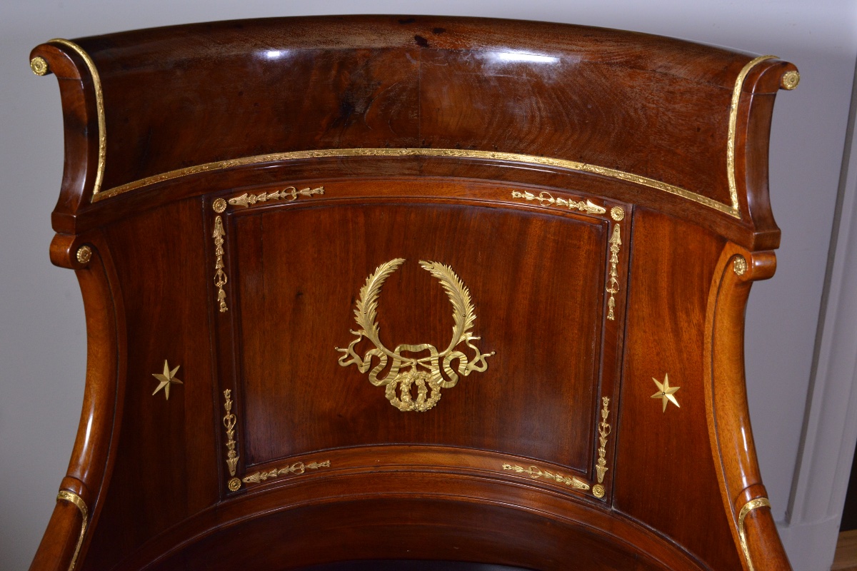 Empire-style Ceremonial Bergère Armchair-photo-1