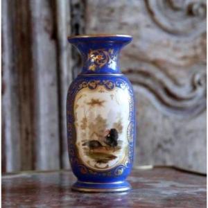 Small Sevres Style Porcelain Vase. 19th Century 