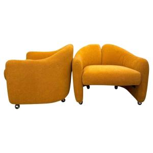 Chairs By Eugenio Gerli For Tecno Ps 142, 1970`s