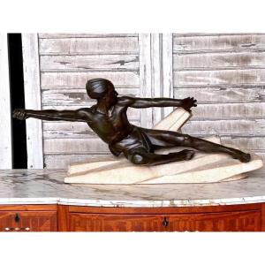 Max Le Verrier. Art Deco Period. L-110cm