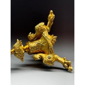 Chandelier Russe Du Milieu XIXe Siècle. H- 35cm