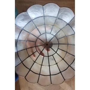 UNE PAIRE DE LAMPES. PERLE. ÉLECTRIFIÉ. D-35CM.1960-70