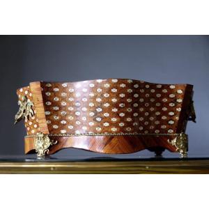 Porte-plante français du milieu des années 1800, de style Louis XV, en palissandre et bois de r