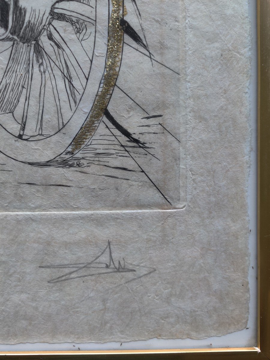 Salvador Dali  "gravure Originale"-photo-4