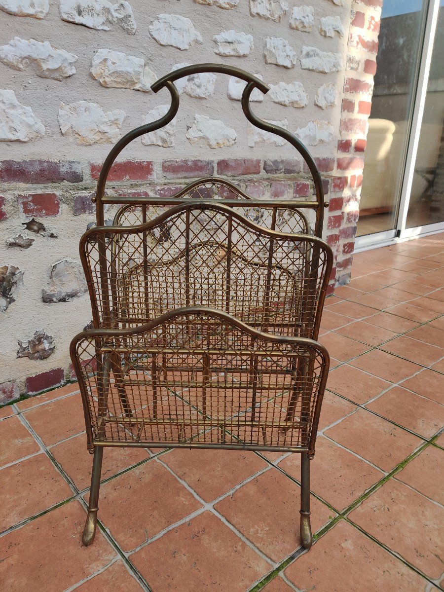 Large “palace Magazine Rack” 1940 Neo Classic