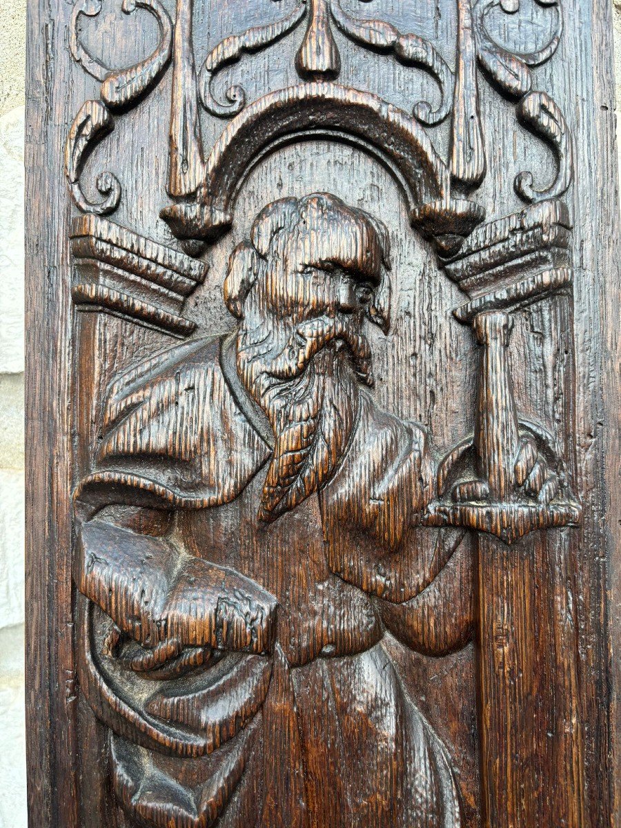 16th Century Saint Paul Chest Panel-photo-2