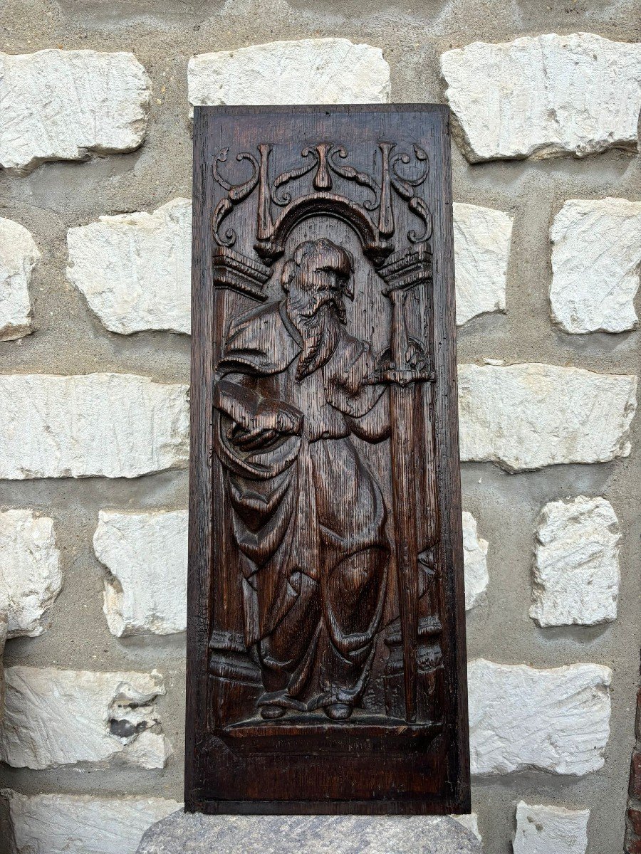 16th Century Saint Paul Chest Panel