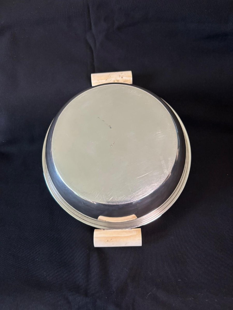 Legumier argent époque art déco par Louis coignet 20e siècle-photo-3