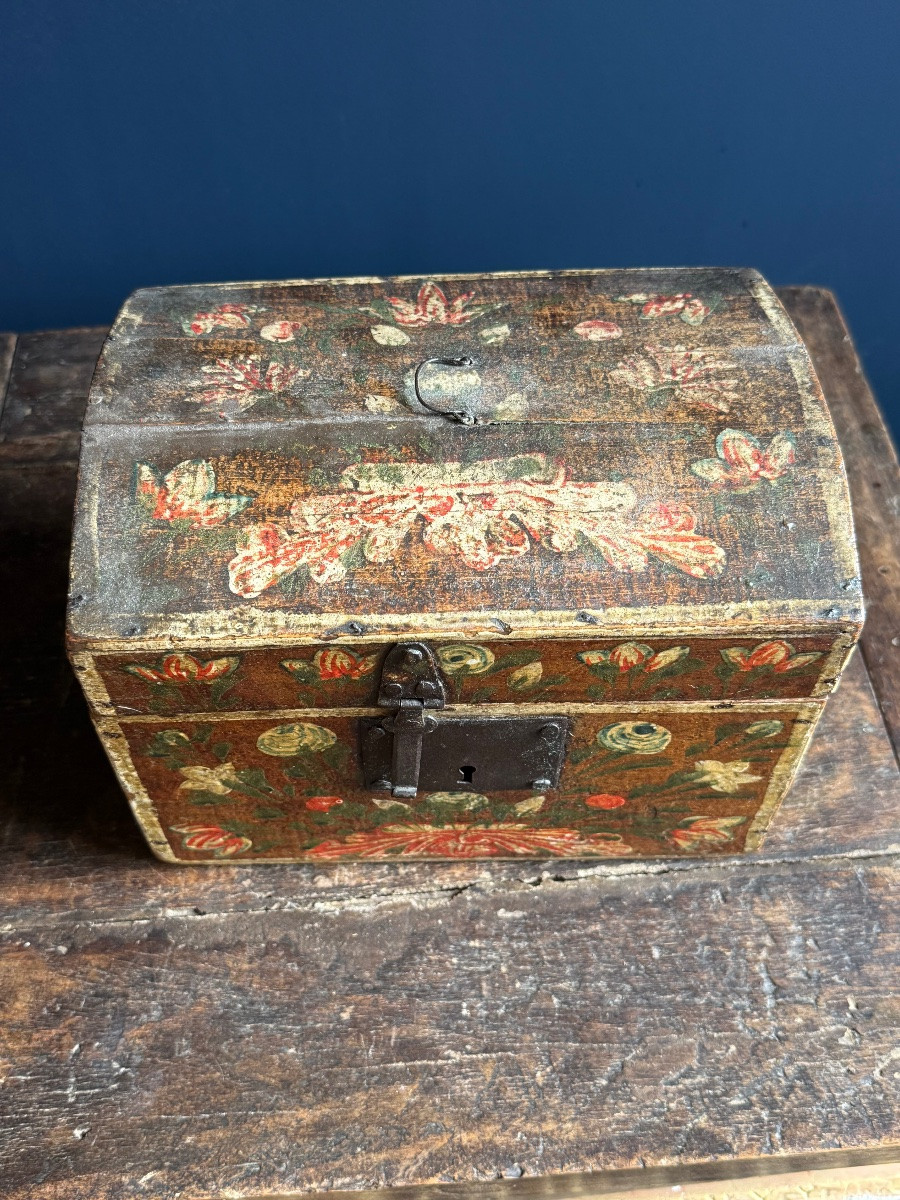 Charming Little Norman Box, All Natural, 19th Century Normandy-photo-2