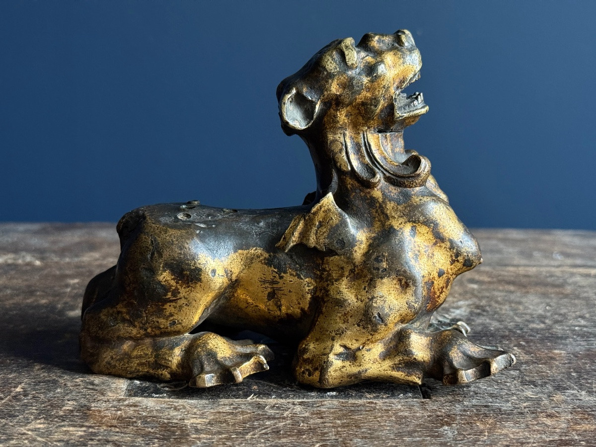 Curiosité - Chimère en bronze doré, Allemagne du sud ou Italie du nord, XVIe siècle -photo-4