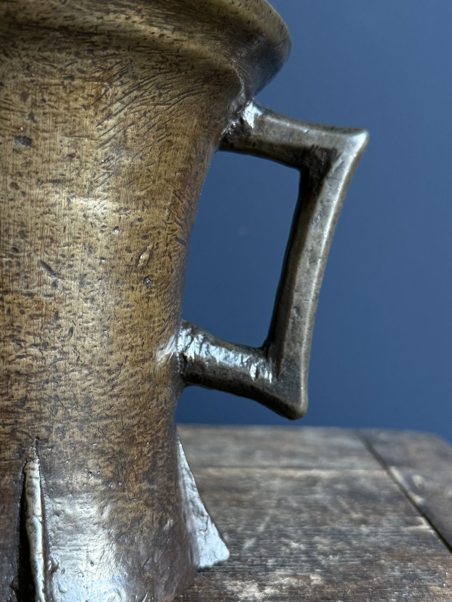 Mortier gothique en bronze, Allemagne milieu du XVIe siècle-photo-3