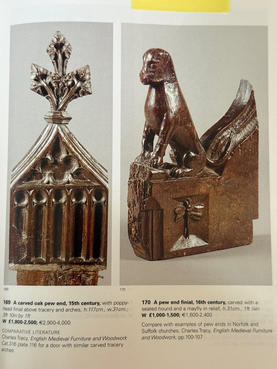 Élément gothique de chaire ou de miséricorde en chêne, Angleterre, vers 1500-photo-4