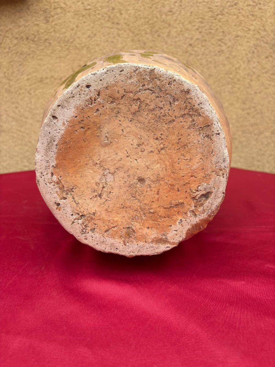Grande cruche terre vernissé de Saintonge-photo-4