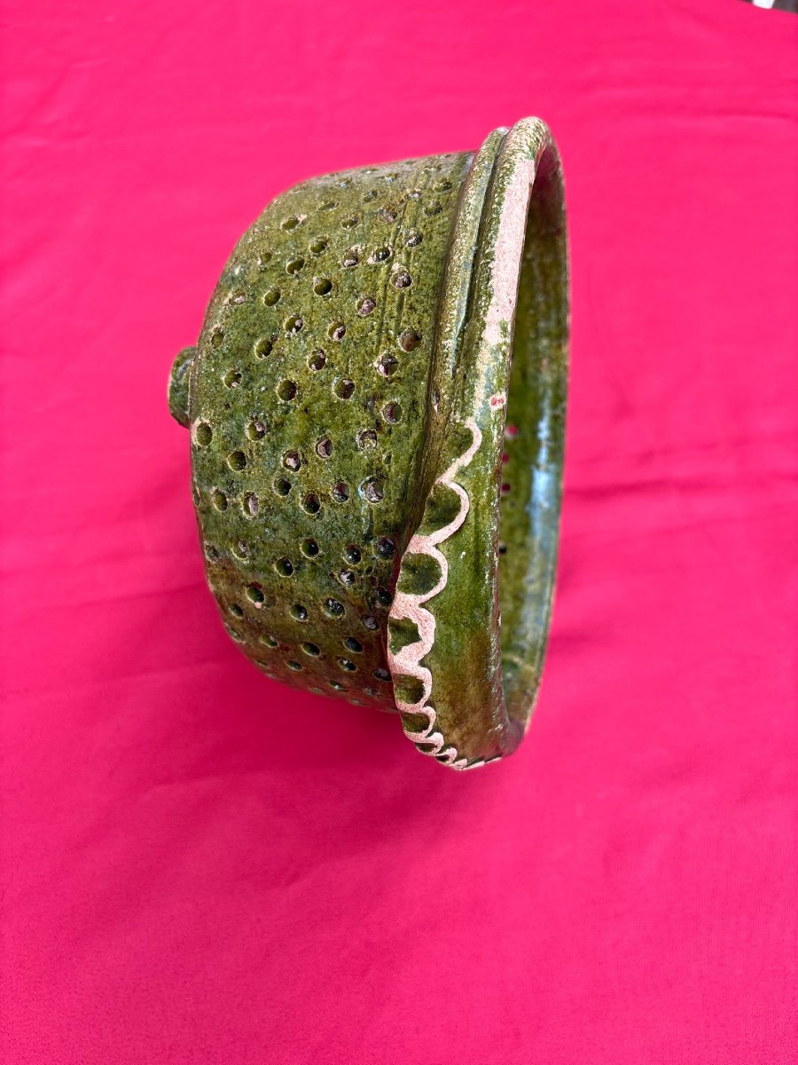 Two 19th-century Norman Cheese Strainers -photo-3