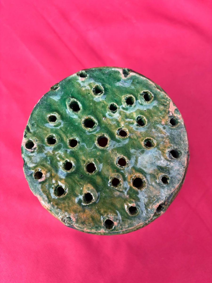 Two 19th-century Norman Cheese Strainers -photo-7