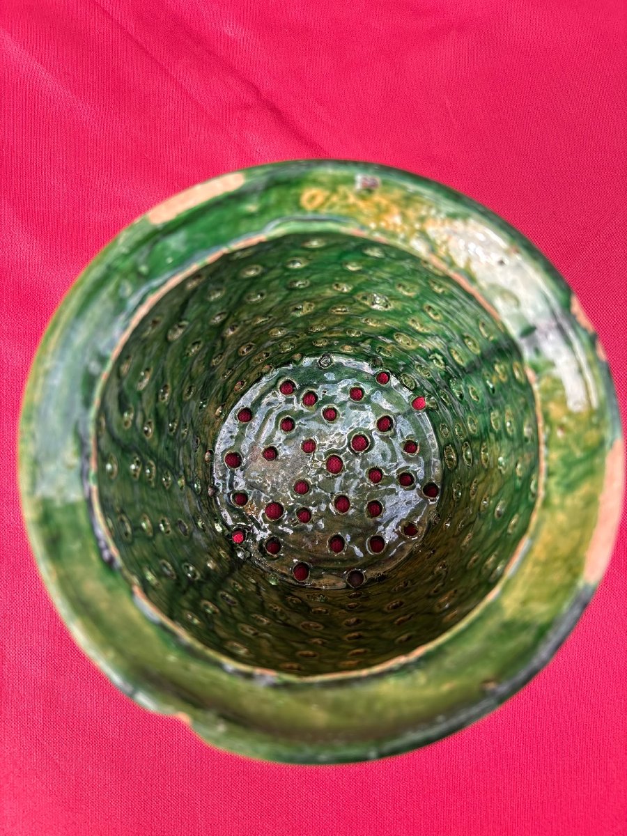 Two 19th-century Norman Cheese Strainers -photo-8